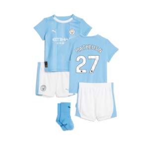 2023-2024 Man City Home Baby Kit (Matheus N 27)
