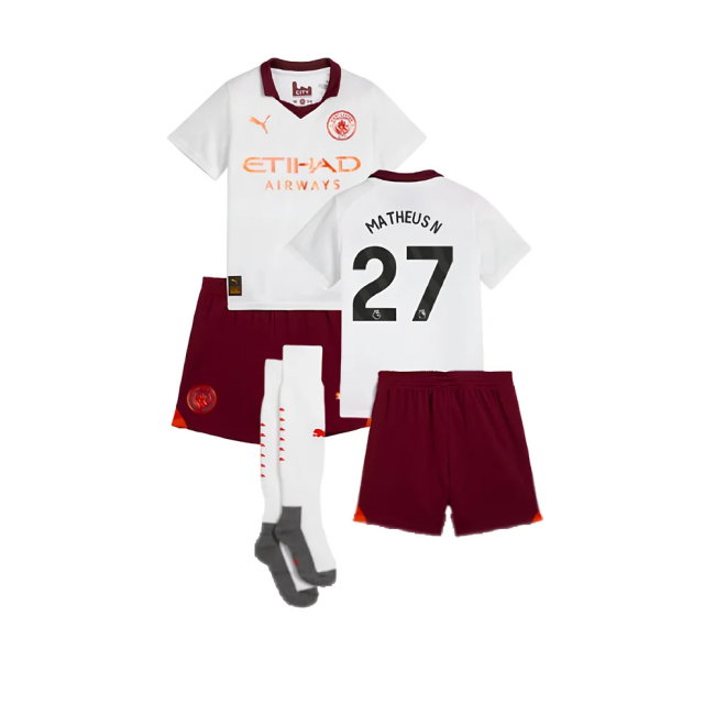 2023-2024 Man City Away Mini Kit (Matheus N 27)