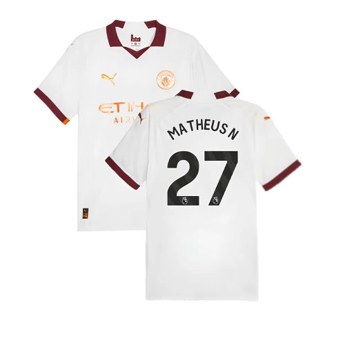 2023-2024 Man City Authentic Away Shirt (Matheus N 27)