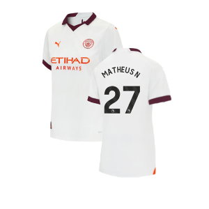 2023-2024 Man City Away Shirt (Ladies) (Matheus N 27)