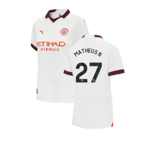 2023-2024 Man City Away Shirt (Ladies) (Matheus N 27)