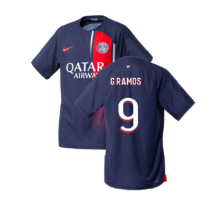 2023-2024 PSG Home Match Authentic Shirt (G Ramos 9)