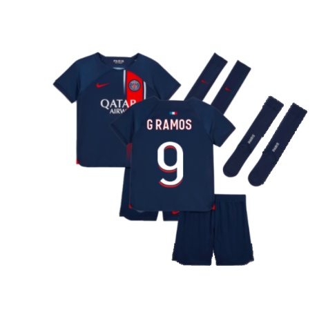 2023-2024 PSG Home Mini-Kit (G Ramos 9)