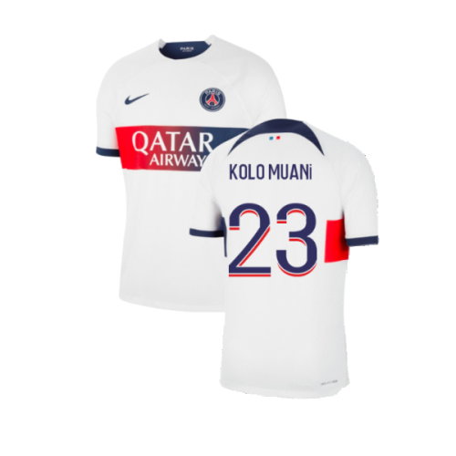 2023-2024 PSG Away Shirt (Kolo Muani 23) 2023-2024 PSG Away Shirt (Kolo Muani 23)
