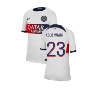 2023-2024 PSG Away Shirt (Kids) (Kolo Muani 23)