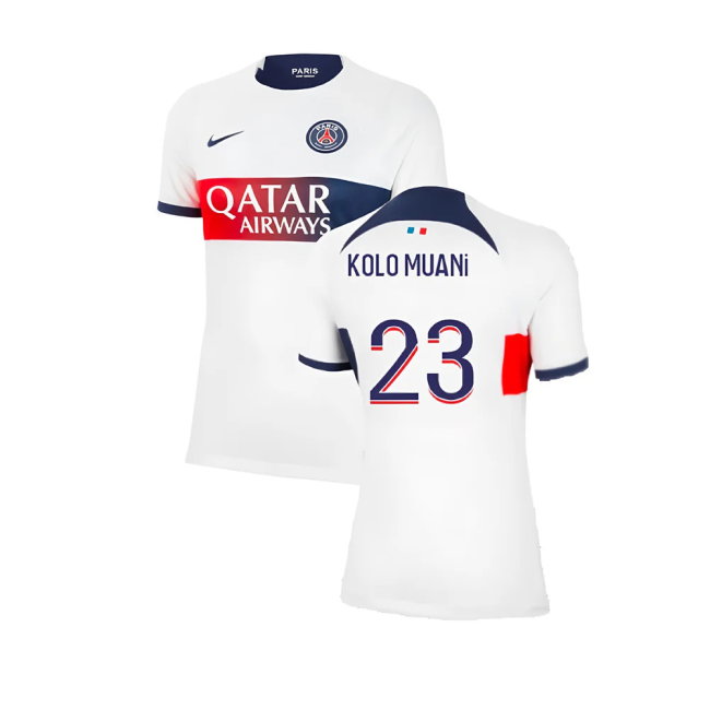 2023-2024 PSG Away Shirt (Womens) (Kolo Muani 23)