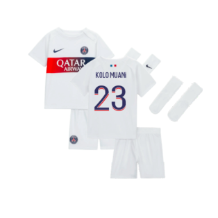 2023-2024 PSG Away Baby Kit (Kolo Muani 23)