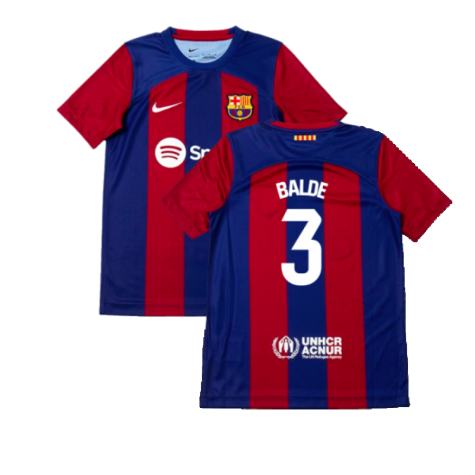 2023-2024 Barcelona Home Shirt (Kids) (Balde 3)