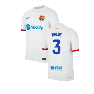 2023-2024 Barcelona Away Authentic Away Shirt (Balde 3)