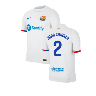 2023-2024 Barcelona Away Authentic Away Shirt (Joao Cancelo 2)