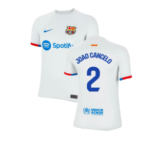 2023-2024 Barcelona Away Shirt (Ladies) (Joao Cancelo 2)