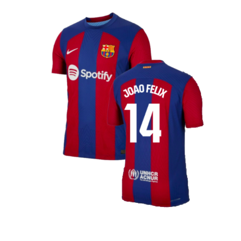 2023-2024 Barcelona Authentic Home Shirt (Joao Felix 14)