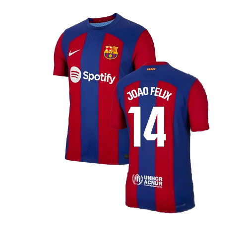 2023-2024 Barcelona Authentic Home Shirt (Joao Felix 14)  2023-2024 Barcelona Authentic Home Shirt (Joao Felix 14)