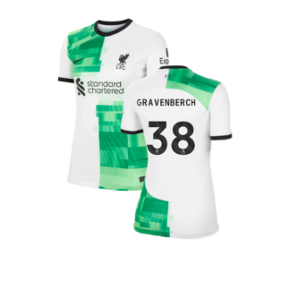 2023-2024 Liverpool Away Shirt (Ladies) (Gravenberch 38)