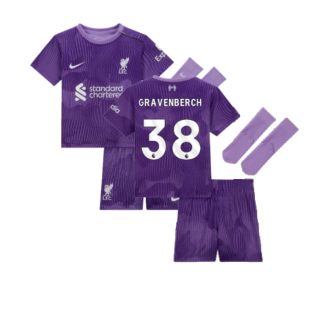 2023-2024 Liverpool Third Baby Kit (Gravenberch 38)