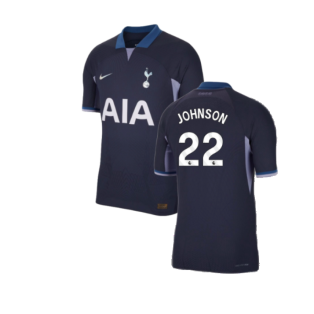 2023-2024 Tottenham Hotspur Authentic Away Shirt (Johnson 22)