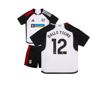 2023-2024 Fulham Home Mini Kit (Ballo Toure 12)