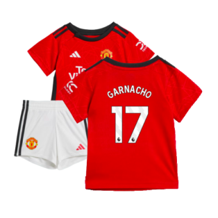 2023-2024 Man Utd Home Baby Kit (Garnacho 17)