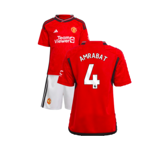 2023-2024 Man Utd Home Mini Kit (Amrabat 4)
