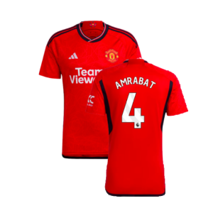 2023-2024 Man Utd Home Shirt (Amrabat 4)