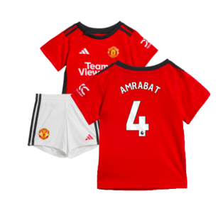 2023-2024 Man Utd Home Baby Kit (Amrabat 4)