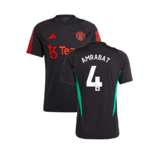2023-2024 Man Utd Training Jersey (Black) (Amrabat 4)