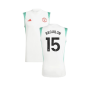 2023-2024 Man Utd Sleeveless Jersey (White) (Reguilon 15)