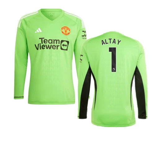 2023-2024 Man Utd Home Goalkeeper Shirt (Solar Green) (Altay 1)