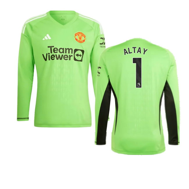 2023-2024 Man Utd Home Goalkeeper Shirt (Solar Green) (Altay 1)