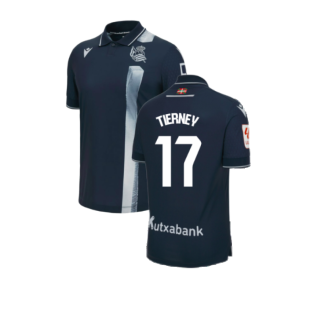 2023-2024 Real Sociedad Authentic Away Shirt (Tierney 17)
