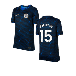 2023-2024 Chelsea Away Shirt (Kids) (N.Jackson 15)