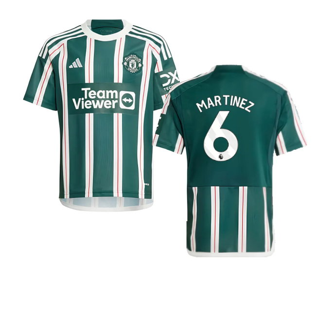 2023-2024 Man Utd Away Shirt (Kids) (Martinez 6)