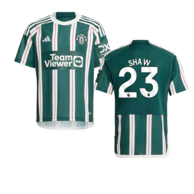 2023-2024 Man Utd Away Shirt (Kids) (Shaw 23)