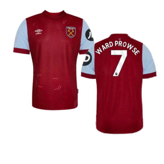 2023-2024 West Ham Home Shirt (Kids) (Ward Prowse 7)