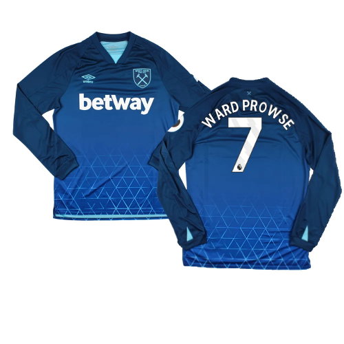 2023-2024 West Ham Long Sleeve Third Shirt (Ward Prowse 7)