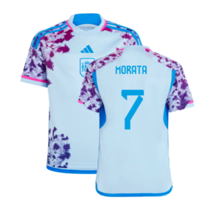 2023-2024 Spain Away Shirt (Kids) (Morata 7)