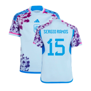 2023-2024 Spain Away Shirt (Kids) (Sergio Ramos 15)