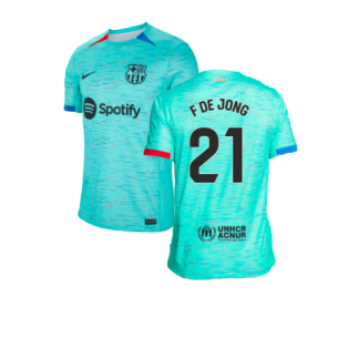 2023-2024 Barcelona Third Shirt (F De Jong 21)