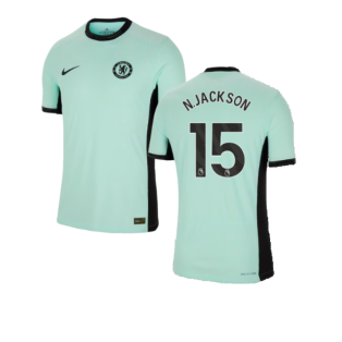 2023-2024 Chelsea Third Authentic Shirt (N.Jackson 15)