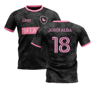 2023-2024 Miami Home Concept Football Shirt (Jordi Alba 18)