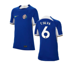 2023-2024 Chelsea Home Shirt (Kids) (T.SILVA 6)
