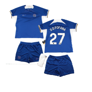2023-2024 Chelsea Home Little Boys Mini Kit (D.D.FOFANA 27)