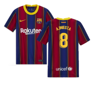 2022 Barcelona Nike Dri-Fit Pre Match Shirt (Kids) (A.INIESTA 8)
