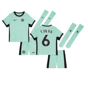 2023-2024 Chelsea Little Boys Third Mini Kit (T.SILVA 6)