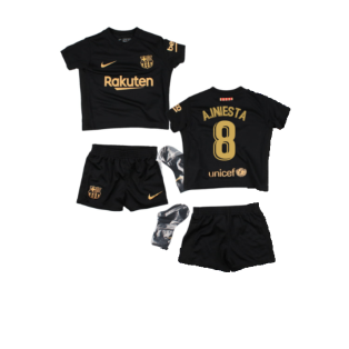 2020-2021 Barcelona Away Baby Kit (A.INIESTA 8)
