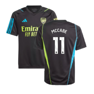 2023-2024 Arsenal Training Jersey (Black) - Kids (McCabe 15)