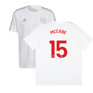 2023-2024 Arsenal DNA Tee (White) (McCabe 15)