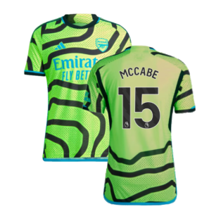 2023-2024 Arsenal Authentic Away Shirt (McCabe 15)