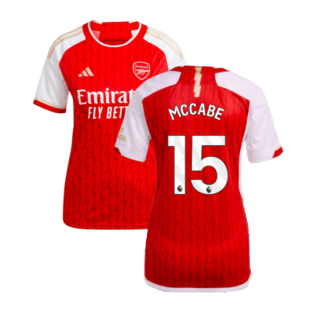 2023-2024 Arsenal Home Shirt (Ladies) (McCabe 15)