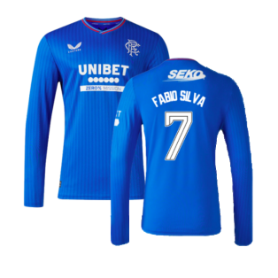 2023-2024 Rangers Long Sleeve Home Shirt (Fabio Silva 7)